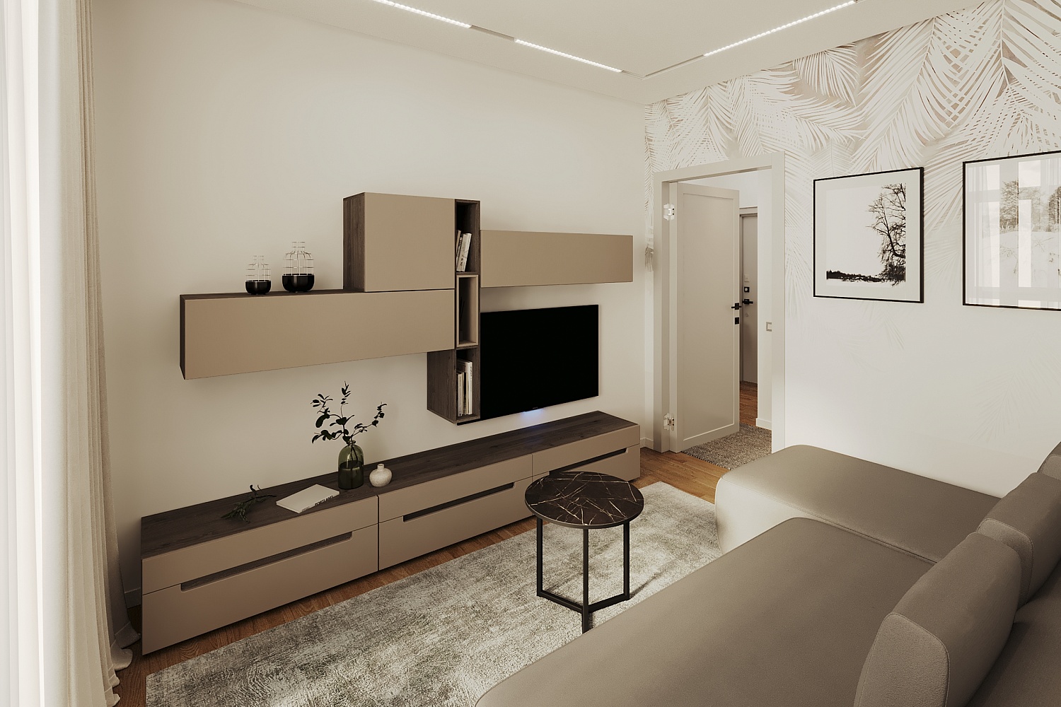 Тумбы под телевизор - изображение №5 "Тумба Анри с выдвижными ящиками"  на www.Angstrem-mebel.ru