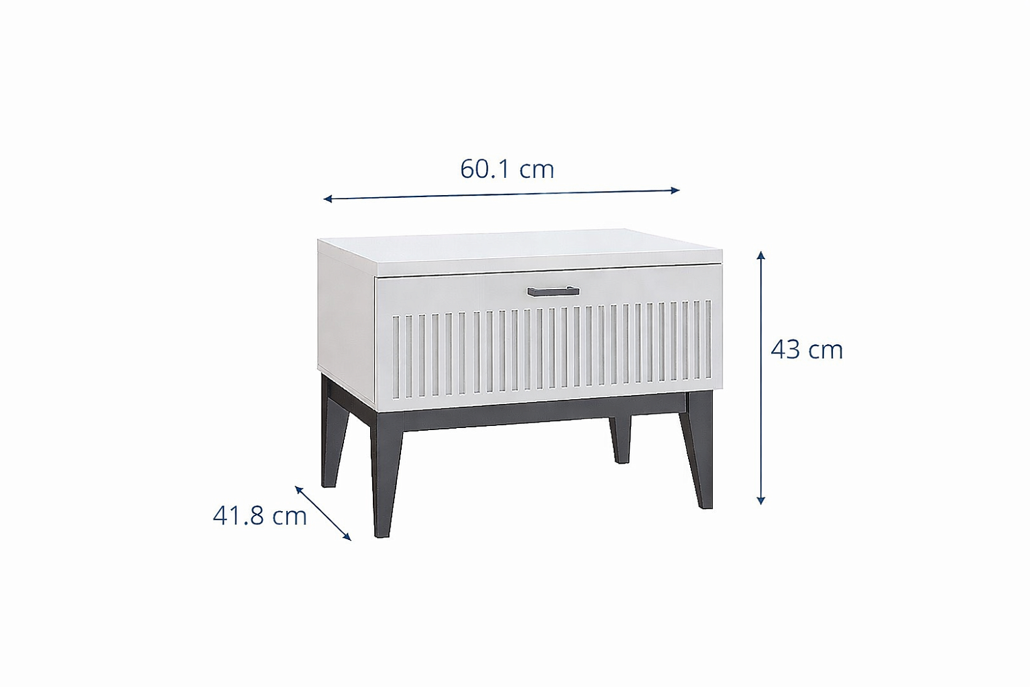 Тумбы - изображение №4 "Тумба Хилтон с выдвижным ящиком"  на www.Angstrem-mebel.ru